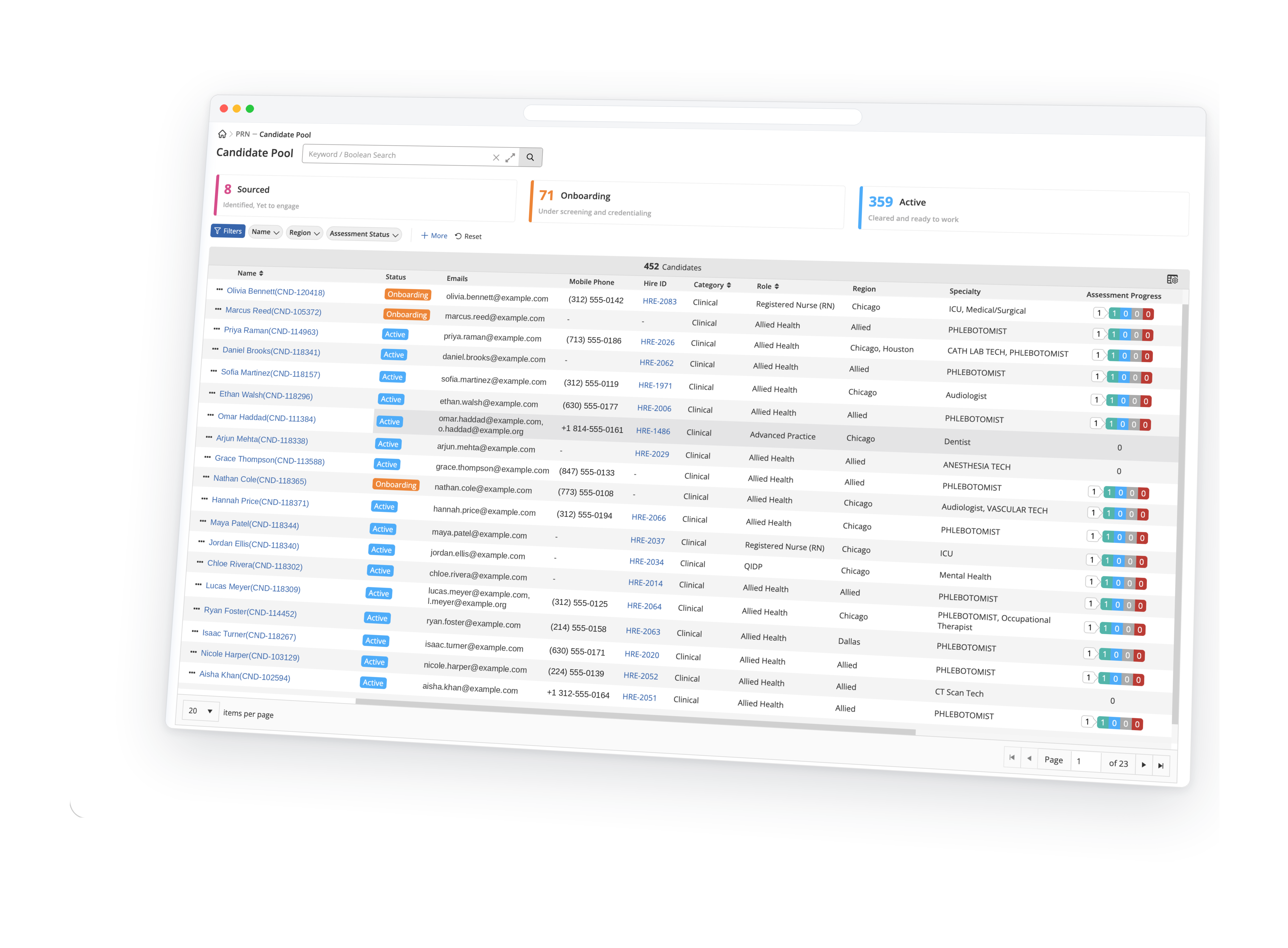 PRN Recruitment & Onboarding